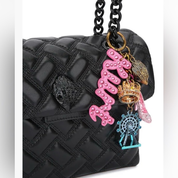 Kurt Geiger London Kurt Eagle Mix Keyring Bag Charm STUNNING - Hard to Find - Picture 17 of 17